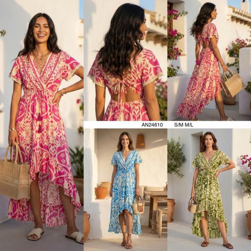 VESTIDO ESTAMPADO HIGHLOW
