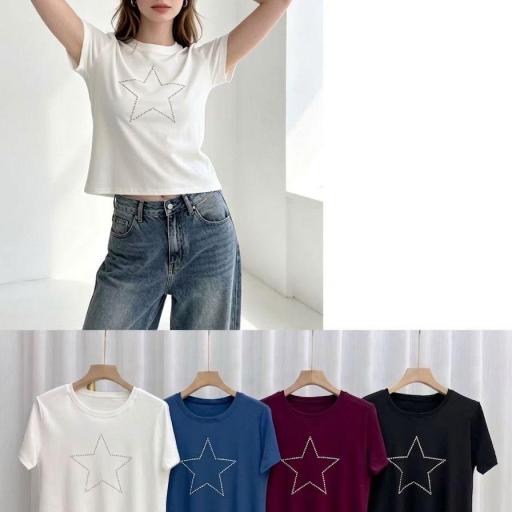 CAMISETA ESTAMPADO ESTRELLA 