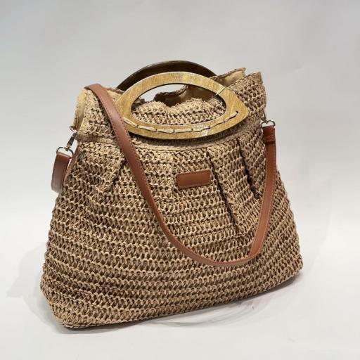 BOLSO DE PAPEL , CON ASA LARGA AJUSTABLE Y FORRO POR DENTRO [2]