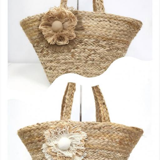 CAPAZO HECHO A MANO CON FLOWERS