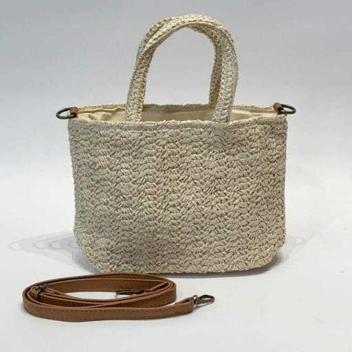 BOLSO PAPEL CON ASA S PARA MANO  Y ASA LARGA AJUSTABLE CON CREMALLERA  [3]