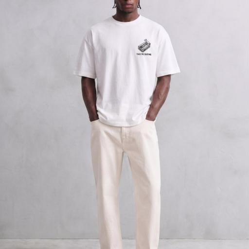 CAMISETA OVERSIZE DE ALGODON BOXI FIT