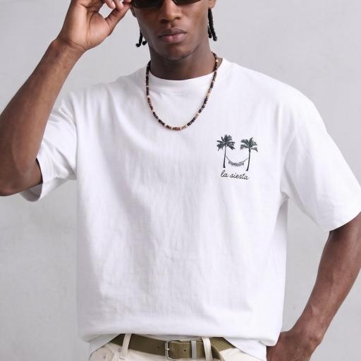 CAMISETA OVERSIZE DE ALGODON BOXI FIT