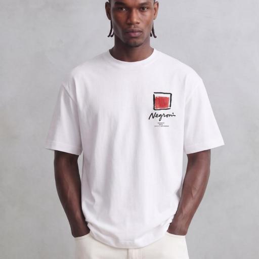 CAMISETA OVERSIZE DE ALGODON BOXI FIT
