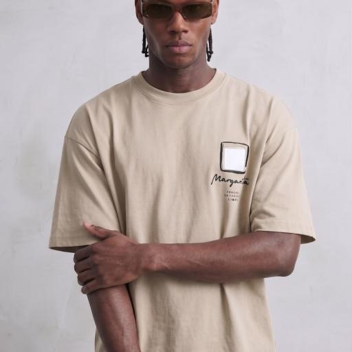 CAMISETA OVERSIZE DE ALGODON BOXI FIT