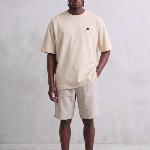 CAMISETA OVERSIZE DE ALGODON BOXI FIT