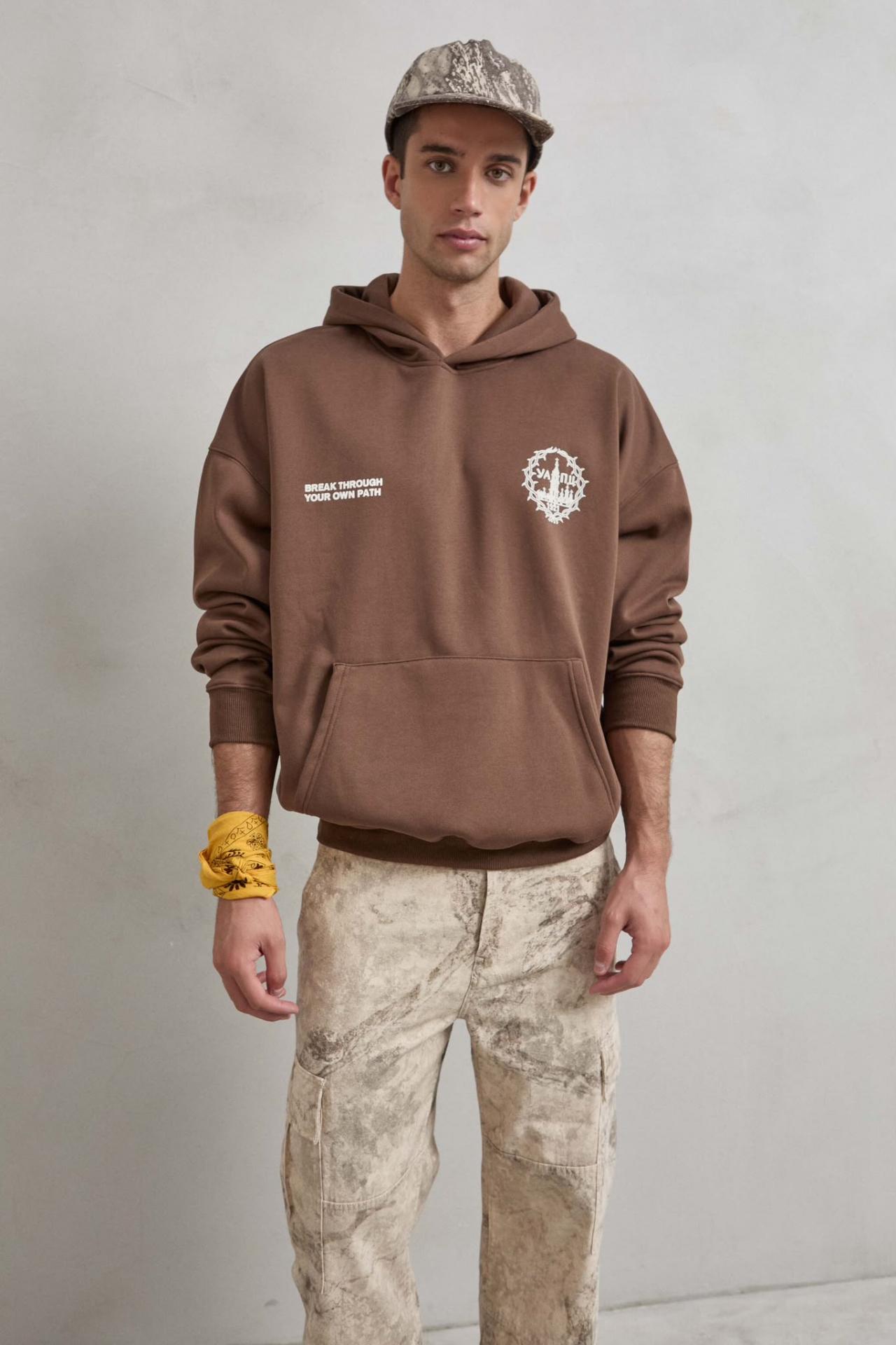 SUDADERA OVERSIZE CON INTERIOR FORRO POLAR