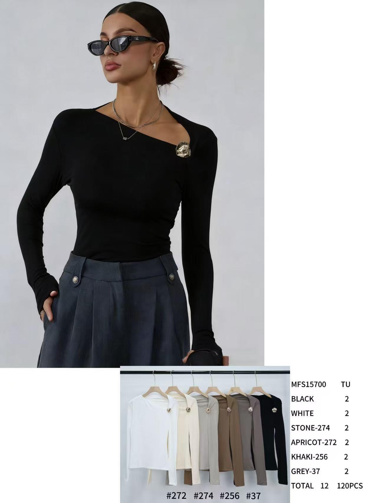JERSEY ASIMETRICO CON DETALLES