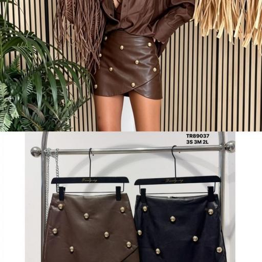 FALDA PANTALON CORTA POLIPIEL [0]