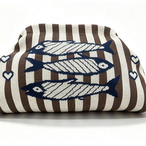 BOLSO  TELA CON ESTAMPADO 