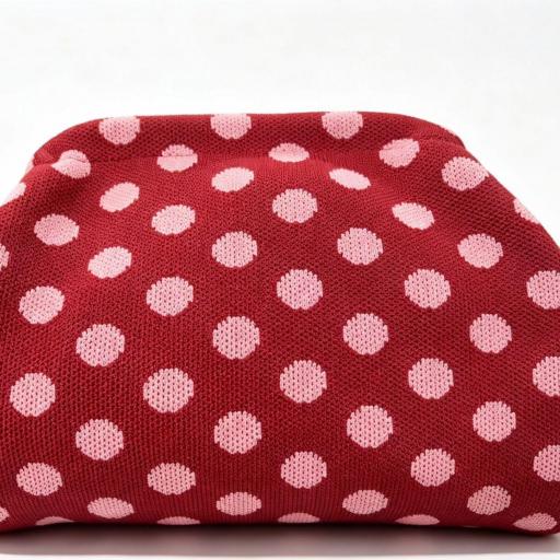 BOLSO  DE TELA  LUNARES  [1]