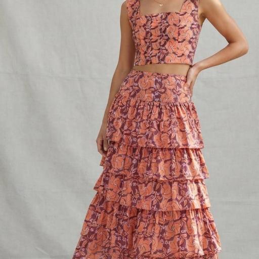FALDA BOHO-CHID DE CORTE LAGO 