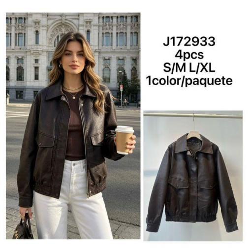 CHAQUETA CON BOLSILLOS FRONTALES