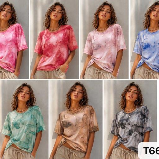CAMISETA DE CORTE HOLGADO Y ESTILO CASUAL  [1]