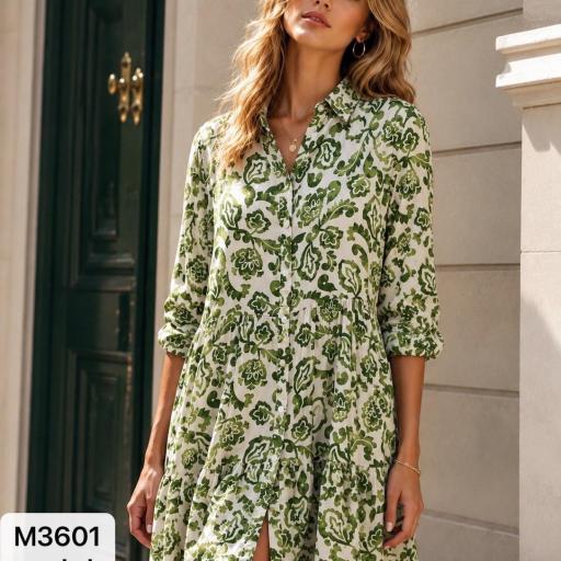 VESTIDO ESTILO CAMISERO