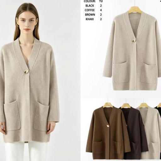 CARDIGAN DE PUNTO ABIERTO