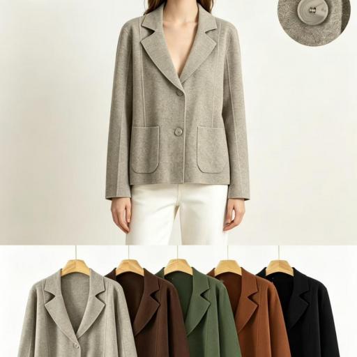 CHAQUETA TIPO BLAZER CON BOOSILLOS  [0]