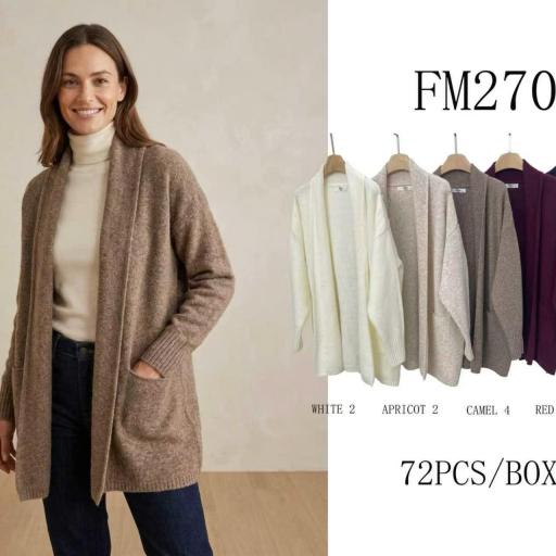 CARDIGAN DE PUNTO ABIERTO