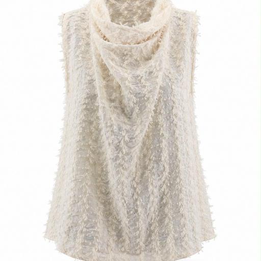 BLUSA MANGA  CORTA SILUETA FLUIDA Y HOLGADA  [1]