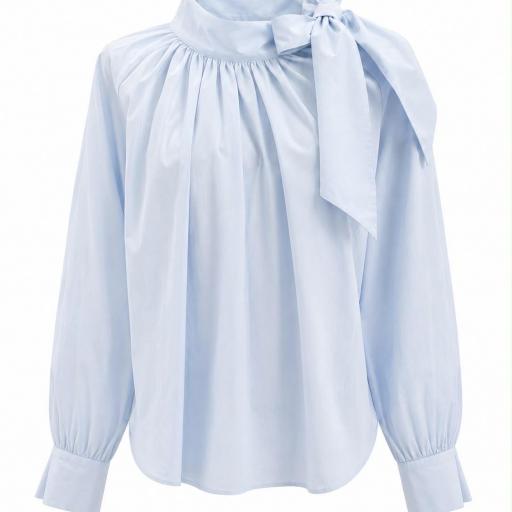 BLUSA CON LAZO EN EL CUELLO  [0]