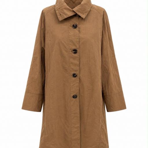 CARDIGAN CLASICO CON BOTONES  CUELLO ALTO 