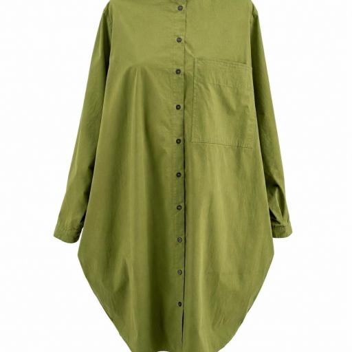 CAMISA O VESTIDO CAMISERO DE CORTE OLGADO  [0]