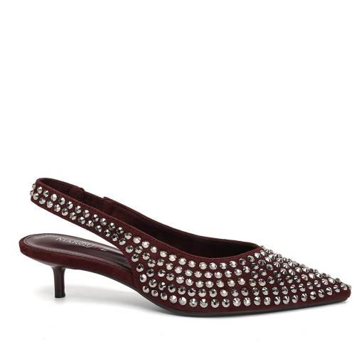 ZAPATO CON TACON BAJOPUNTA FINA Y PEDRERIA  [2]