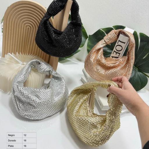 BOLSO DE MANO ESTILO HOBOO TIPO BOLSA 
