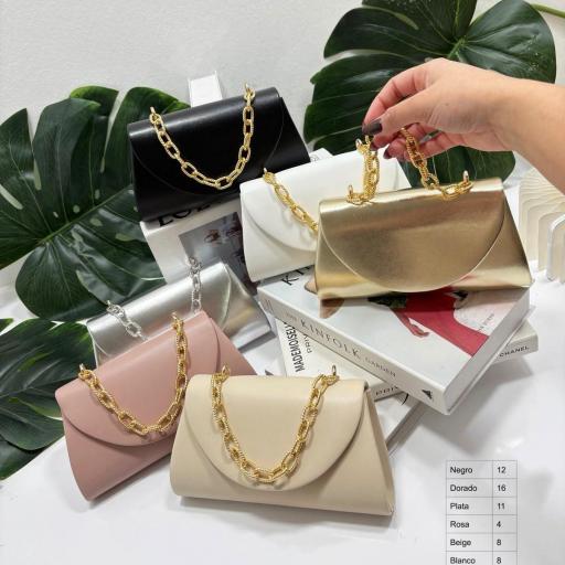 BOLSO DE FIETA CORREA METALICA