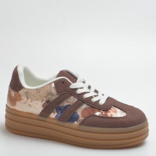 ZAPATILLAS CASUALES CON DETALLES CON SUELA DE GOMA [2]