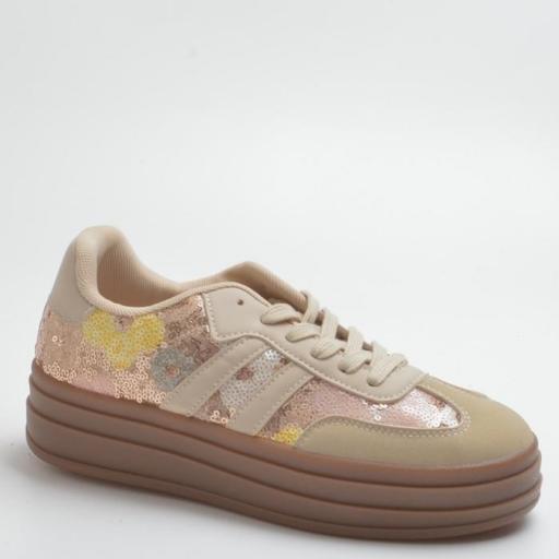ZAPATILLAS CASUALES CON DETALLES CON SUELA DE GOMA [2]