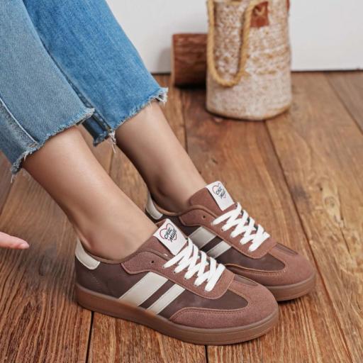  ZAPATILLAS CASUALES CON DETALLES CON SUELA DE GOMA  [3]