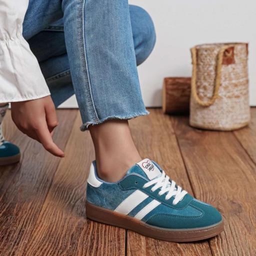 ZAPATILLAS CASUALES CON DETALLES CON SUELA DE GOMA [1]