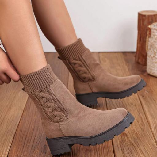 BOTIN CASUAL POLIPIEL CON DETALLES [3]