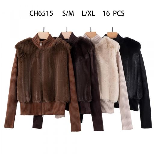 CHAQUETA HIBRIDA DE MUJER TIPO CARDIGAN  [1]