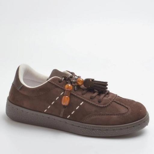 ZAPATILA CASUAL ANTELINA Y SUELA DE GOMA [3]