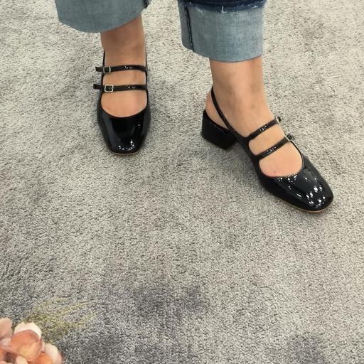 Zapatos Mary Jane charol negro [3]
