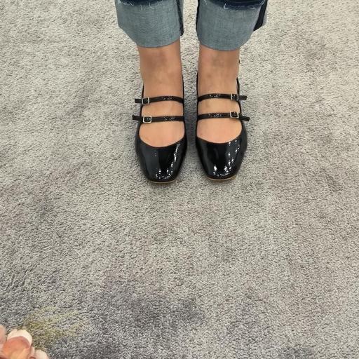 Zapatos Mary Jane charol negro [1]