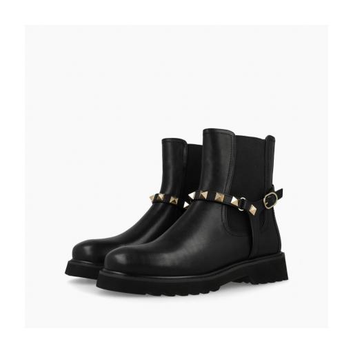 Botín chelsea en piel negra de Lodi [1]