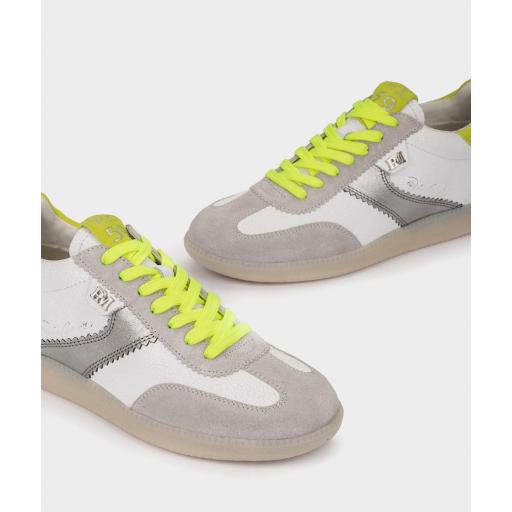 Zapatilla deportiva MINESOTA blanca y lima [2]