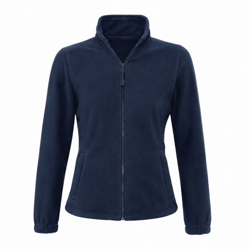 Forro polar mujer 300 grs color azul marino - línea essential