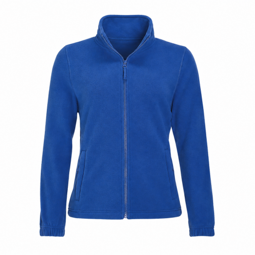 Forro polar mujer 300 grs color azul royal - línea essential
