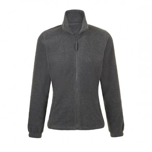 Forro polar mujer 300 grs color gris mezcla - línea premium
