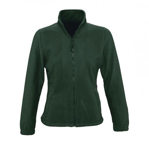 Forro polar mujer 300 grs color verde botella - línea essential