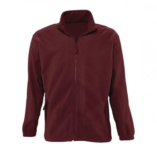 Forro polar unisex 300 grs color burdeos - línea essential