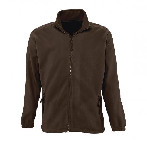 Forro polar unisex 300 grs color chocolate - línea essential
