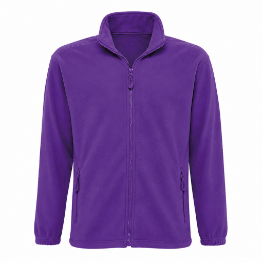 Forro polar unisex 300 grs color morado oscuro - línea essential
