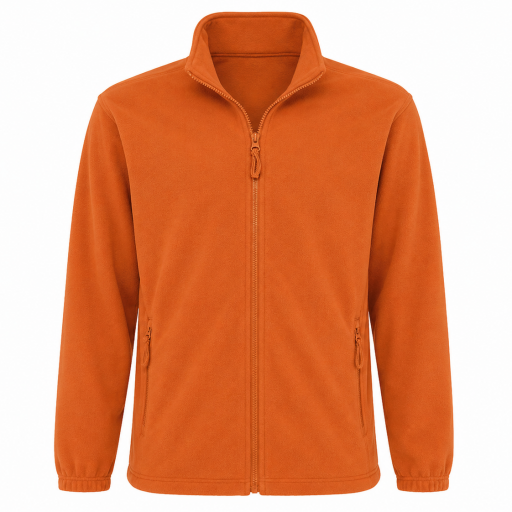 Forro polar unisex 300 grs color naranja - línea premium
