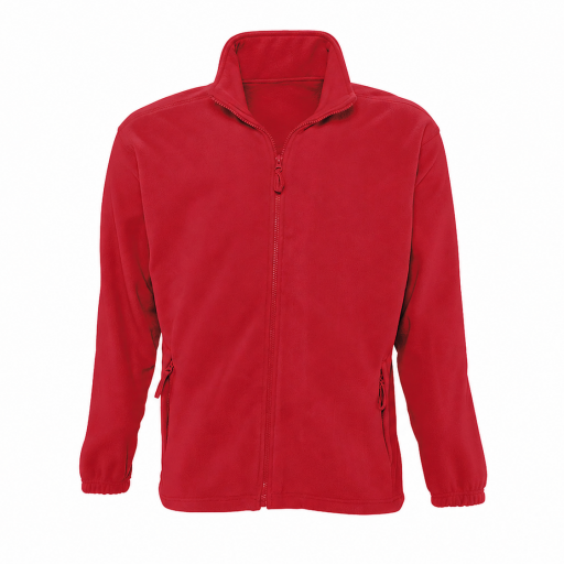 Forro polar unisex 300 grs color rojo - línea essential