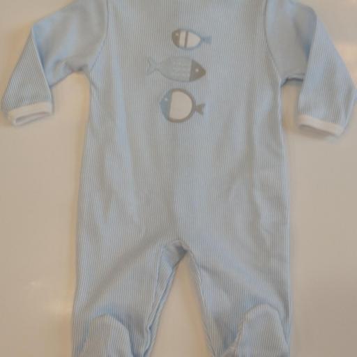 Pijama bebé peces celeste [0]